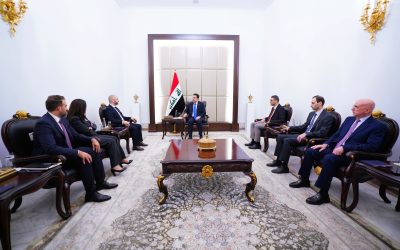 Prime Minister Mr. Mohammed Shi’a Al Sudani meets Apple delegation.